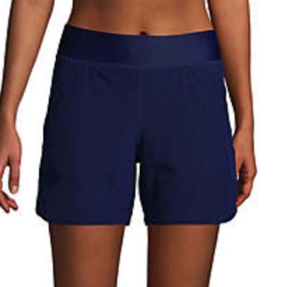 Lands' End Women's Navy Swim Shorts
